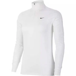Nike UV Dri-FIT Womens Golf 1/4 ZIp -Golf Sales Store 10270 100WHITE