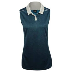 Oakley Balata Heather Womens Sleeveless Golf Polo -Golf Sales Store 10845 6AEFATHOM