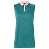 Oakley Balata Heather Womens Sleeveless Golf Polo -Golf Sales Store 10845 FORESTGREEN e21580ea 059c 4045 b9d2 1ea1001526e2