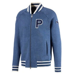 PUMA Golf Puma Varsity Fleece Mens Golf Jacket