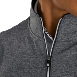 FootJoy Mens Golf 1/2 Zip -Golf Sales Store 11730 HTHRCHARCOAL 2