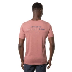 TravisMathew Finest Bottle Sargasso Sea Mens Golf T-Shirt -Golf Sales Store 11843 HTHRRUBYWINE 1