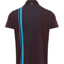 J.Lindeberg J. Lindeberg Anton TX Jaquard Mens Golf Polo -Golf Sales Store 11855 E324DARKMOCCA 1