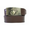Nexbelt Marine Globe Brass With Espresso Mens Belt -Golf Sales Store 12208