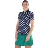 Jofit Appletini Collection Printed Womens Golf Polo -Golf Sales Store 12964 POLKADOTPRINT