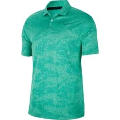 Nike Dri-FIT Vapor Camo Jacquard Mens Golf Polo -Golf Sales Store 13127 370NEPTUNEGRN