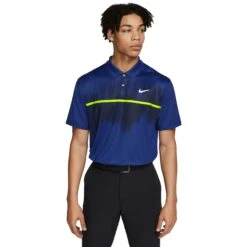 Nike Dri-FIT Vapor Printed Mens Golf Polo -Golf Sales Store 13205 455DEEPROYAL