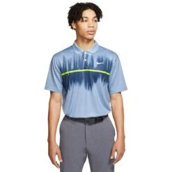 Nike Dri-FIT Vapor Printed Mens Golf Polo -Golf Sales Store 13205 460INDIGOFOG