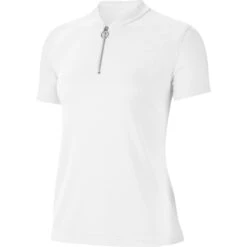 Nike Dri Fit Womens Short Sleeve Golf Polo -Golf Sales Store 13300 100WHITE