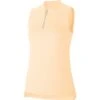 Nike Dri-FIT Zip Womens Sleeveless Golf Polo