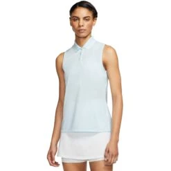 Nike Dri-FIT Victory Solid Womens Sleeveless Golf Polo 20 Nike Dri-FIT Victory Solid Womens Sleeveless Golf Polo -Golf Sales Store 13304 449TOPAZMIST