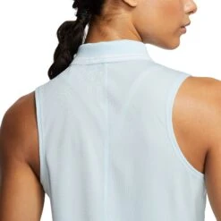 Nike Dri-FIT Victory Solid Womens Sleeveless Golf Polo 22 Nike Dri-FIT Victory Solid Womens Sleeveless Golf Polo -Golf Sales Store 13304 449TOPAZMIST 2