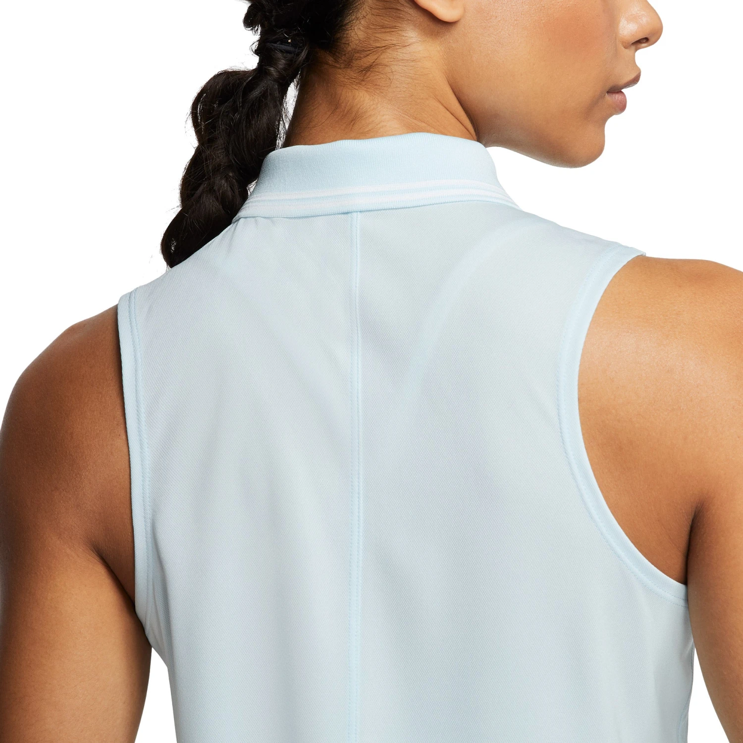 Nike Dri-FIT Victory Solid Womens Sleeveless Golf Polo 9 Nike Dri-FIT Victory Solid Womens Sleeveless Golf Polo - Image 7