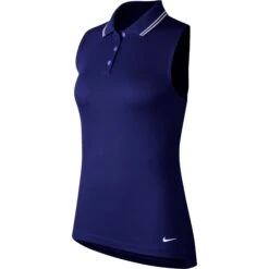Nike Dri-FIT Victory Solid Womens Sleeveless Golf Polo 23 Nike Dri-FIT Victory Solid Womens Sleeveless Golf Polo -Golf Sales Store 13304 492BLUEVOID
