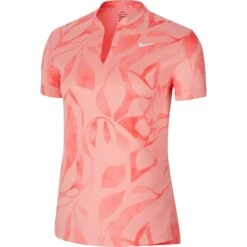 Nike Dri-FIT Victory Print Womens Golf Polo -Golf Sales Store 13306 668PINKGAZE