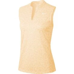 Nike Dri Fit Victory Printed Womens Sleeveless Golf Polo -Golf Sales Store 13307 838GUAVAICE