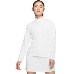 Nike Dri-FIT UV Victory Womens Golf Jacket -Golf Sales Store 13312 100WHITE