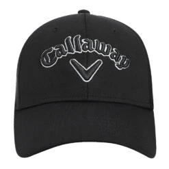 Callaway Mesh Fitted Black Charcoal Mens Cap -Golf Sales Store 16122 2