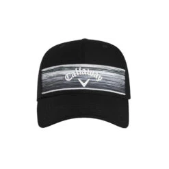 Callaway Stripe Mesh Adjustable Mens Hat -Golf Sales Store 16125 BLKWHTGREY 2