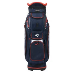 TaylorMade Cart 8.0 Golf Cart Bag 15 TaylorMade Cart 8.0 Golf Cart Bag -Golf Sales Store 16328 NAVYWHITERED 1