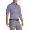 FootJoy Lisle 2-Color Stripe Mens Golf Polo