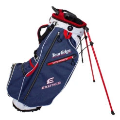 Tour Edge Exotics EXS Xtreme Golf Stand Bag -Golf Sales Store 17839 NAVYREDWHITE