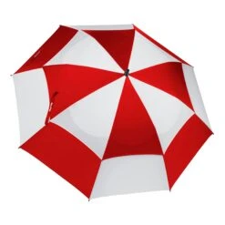 Bag Boy 62inch Wind Vent Manual Umbrella -Golf Sales Store 17862 REDWHITE