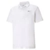 PUMA Golf Puma Tech Pique Moving Day Mens Golf Polo -Golf Sales Store 18043 BRIGHTWHITE