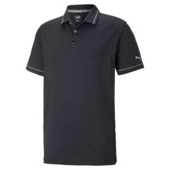 PUMA Golf Puma CLOUDSPUN Monarch Mens Golf Polo -Golf Sales Store 18047 PUMABLKHTHR 6ca957dd 947f 4ef2 9b79 7154cb6fc3b7