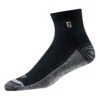 FootJoy ProDry 1/4 Crew Mens Golf Socks -Golf Sales Store 18074 BLACK
