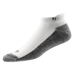 FootJoy ProDry Roll Tab Mens Golf Socks -Golf Sales Store 18075 WHITE