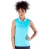 NVO Shayla Aqua Womens Golf Polo -Golf Sales Store 18440 AQUA474
