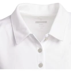 Adidas Golf Adidas Performance Girls Sleeveless Golf Polo -Golf Sales Store 18718 WHITE 3
