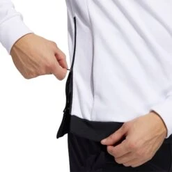 Adidas Golf Adidas Adicross White Mens Golf Hoodie -Golf Sales Store 18754 WHITE 2