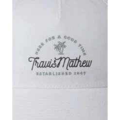 TravisMathew Jamaican Winter Mens Hat -Golf Sales Store 19351 WHITE 2