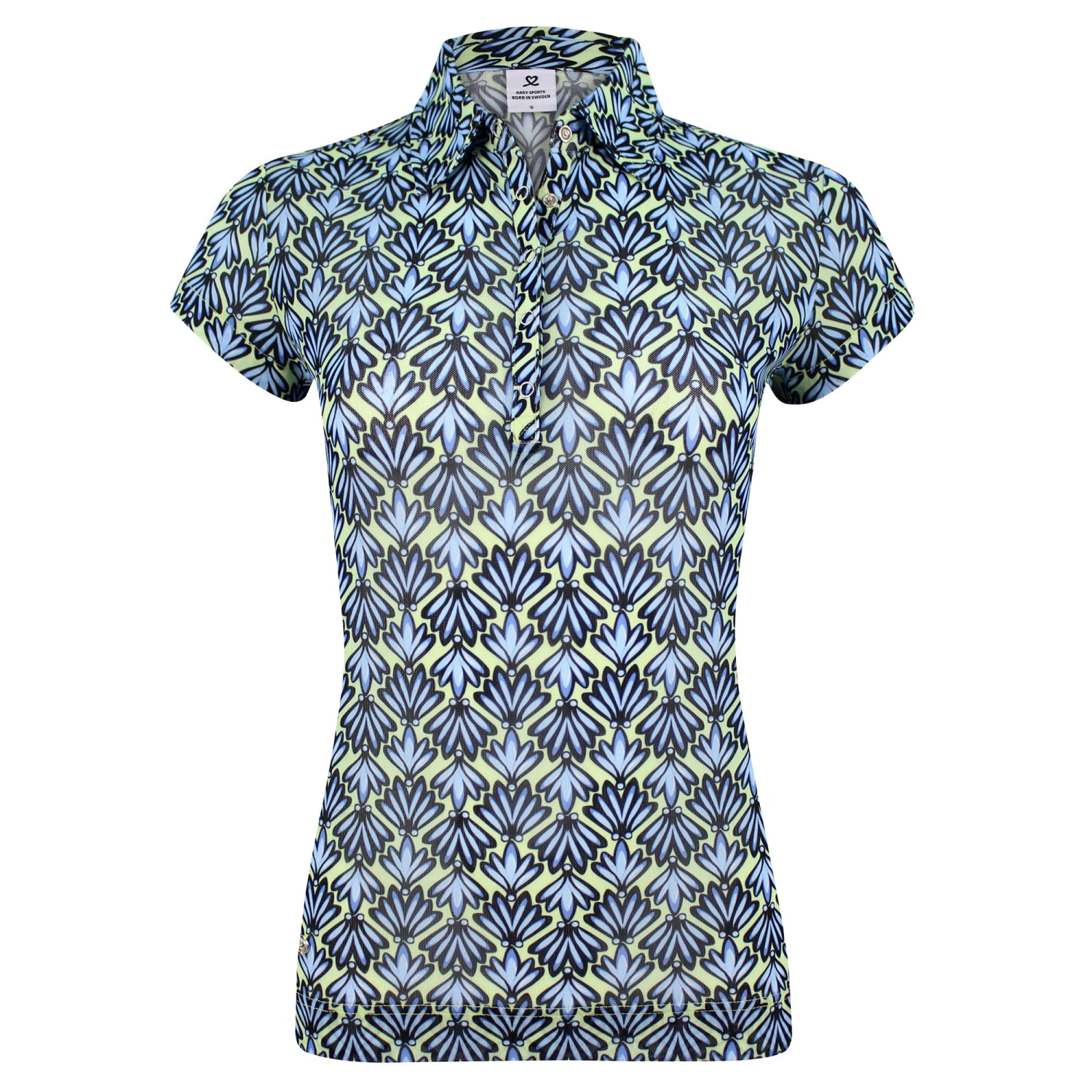 Daily Sports Kiley Spirit Mint Mesh Womens Golf Polo 3 Daily Sports Kiley Spirit Mint Mesh Womens Golf Polo