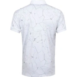 J.Lindeberg J. Lindeberg Tour Tech AF Print Mens Golf Polo -Golf Sales Store 19476 SLITWHITE 1