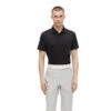 J.Lindeberg J. Lindeberg Clide Amer Fit Black Mens Golf Polo -Golf Sales Store 19479 BLACK