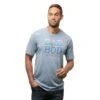 TravisMathew Dad Bod Heather Federal Blue Mens Golf T-Shirt 1 TravisMathew Dad Bod Heather Federal Blue Mens Golf T-Shirt -Golf Sales Store 19492 HTHRFEDRALBLU