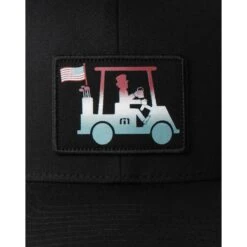 TravisMathew Hard Flex Mens Hat -Golf Sales Store 19499 BLACK 2 92fa8479 9e57 4606 8e56 826e8ba430cc