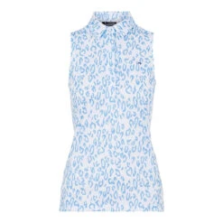 J.Lindeberg J. Lindeberg Dena Printed Womens Sleeveless Golf Polo 2021