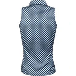 J.Lindeberg J. Lindeberg Dena Printed Womens Sleeveless Golf Polo 2021 -Golf Sales Store 19689 GINGHAMNVYWHT 1 f7f0b6b1 5b94 420e a343 d8c9fb4c609c