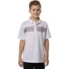 TravisMathew J Night Life Boys Golf Polo -Golf Sales Store 19752 WHITE