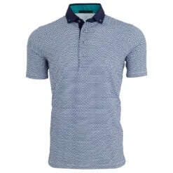 Greyson Moon And Mountain Mens Golf Polo