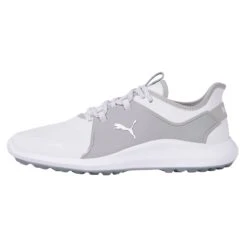 PUMA Golf Puma Ignite Fasten8 Mens Golf Shoes -Golf Sales Store 20349 WHITESILVER03