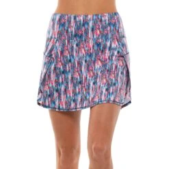 Lucky In Love Techno Midnight 15.5in Womens Golf Skort