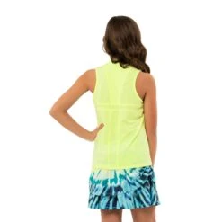 Lucky In Love Birdie Girls Sleeveless Golf Polo -Golf Sales Store 20455 LEMONFROST718 2