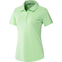 Adidas Golf Adidas Advantage Glow Green Womens Golf Polo