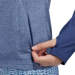 Adidas Golf Adidas Heather Layer Womens Golf 1/4 Zip -Golf Sales Store 20783 TECHINDIGOMEL 3