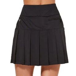 GGBlue Zippy 18in Womens Pleated Golf Skort -Golf Sales Store 20902 BLACKB024 1